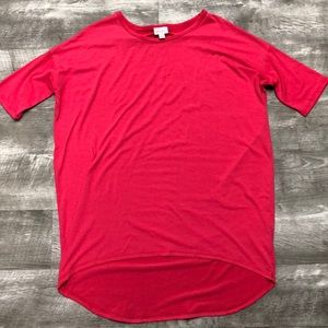 Neon pink XS Lularoe Irma NWOT